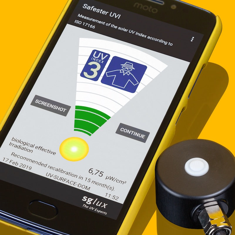 Safester UVI for UV Index Measurements