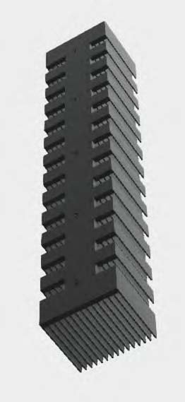 Heat Sink for VC12x1 Light Bar COB Series