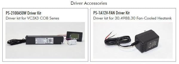 265 nm 3X3 UV LED Module - Integrated LED and Heat Sink - Boston